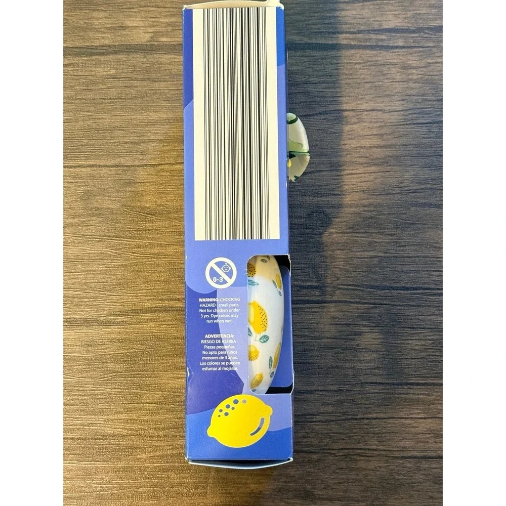 Alex's Lemonade Girl's Hair Accessory Set - Brush, Barrettes, Scrunchy